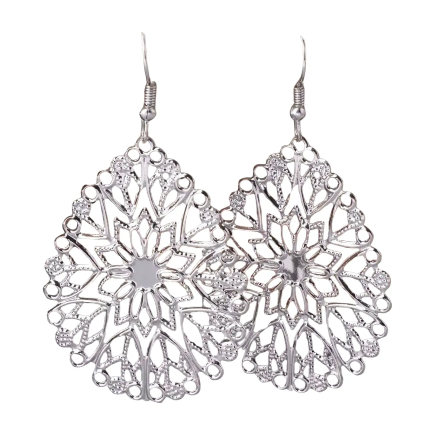 Filigree Silver Earrings