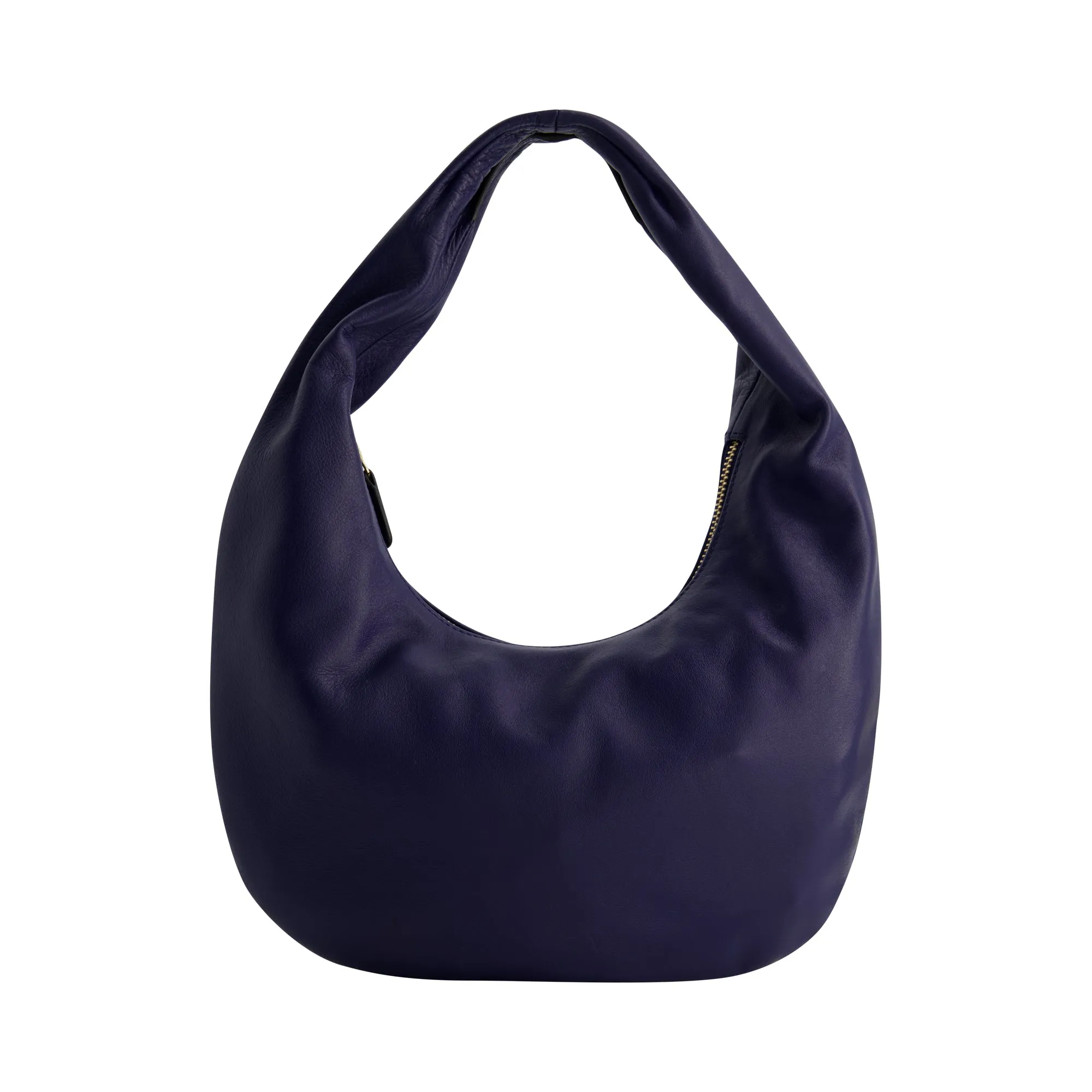 Fred Segal Rounded Soft Hobo Bag in Smooth Nappa Leather