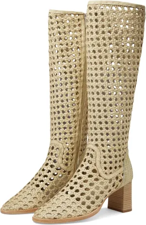 Free People Women's Woodstock Woven Boots Knee High