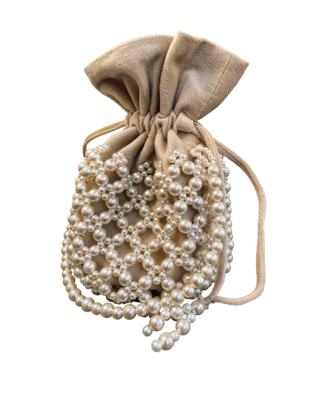 Freshwater Pearl Bucket Bag