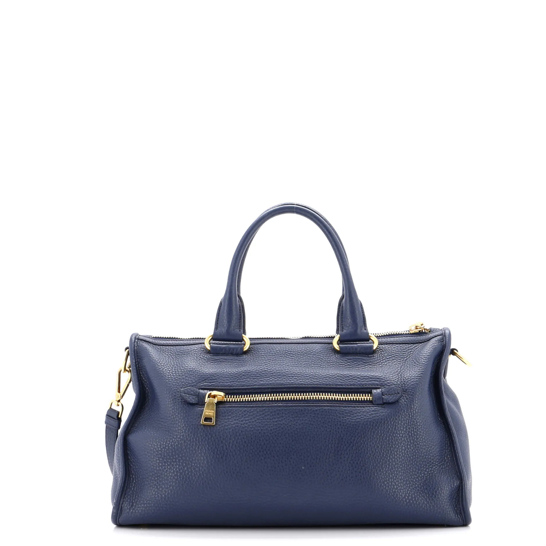 Front Zip Convertible Satchel Vitello Phenix Medium