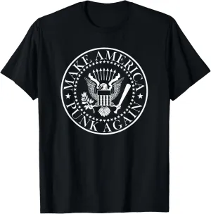 Funny Make America Punk Again Vintage Music Stamp T-Shirt