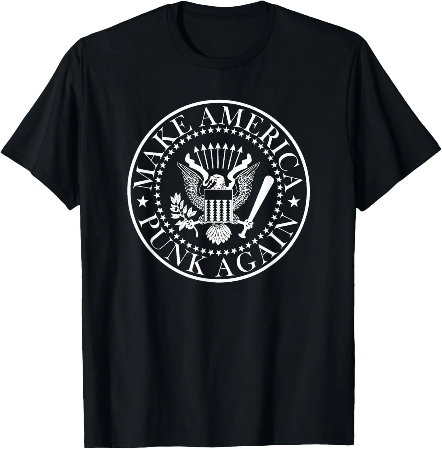 Funny Make America Punk Again Vintage Music Stamp T-Shirt