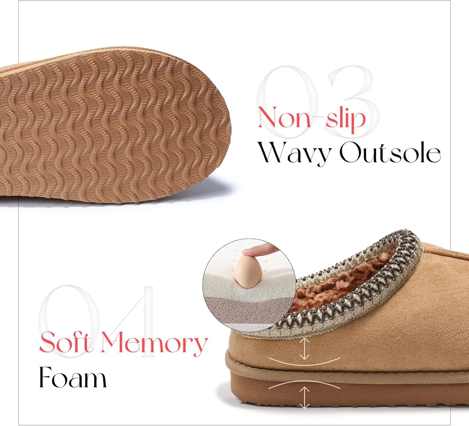 Fuzzy Slippers for Women Cozy Warm Shoes Indoor and Outdoor Faux Fur Fleece Lined Winter House Slippers for Woman Cute Short Ankle Shoes