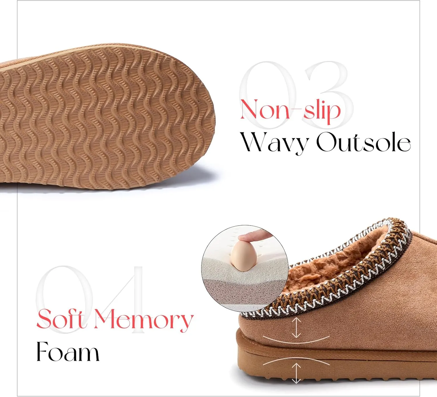 Fuzzy Slippers for Women Cozy Warm Shoes Indoor and Outdoor Faux Fur Fleece Lined Winter House Slippers for Woman Cute Short Ankle Shoes