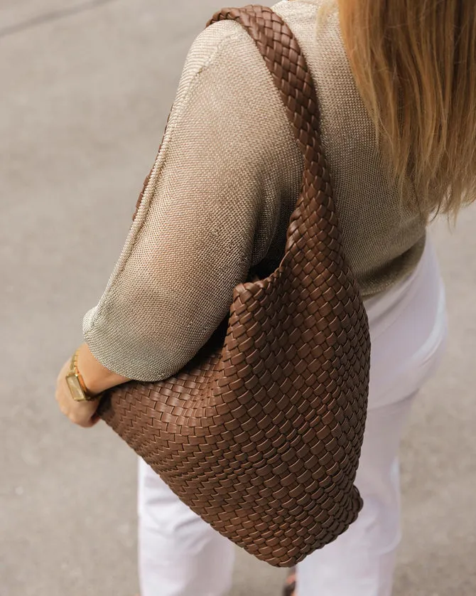 Gabby Woven Shoulder Bag - Louenhide