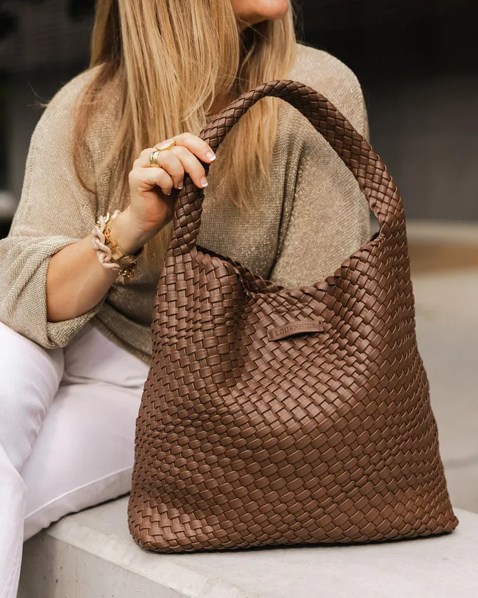 Gabby Woven Shoulder Bag - Louenhide