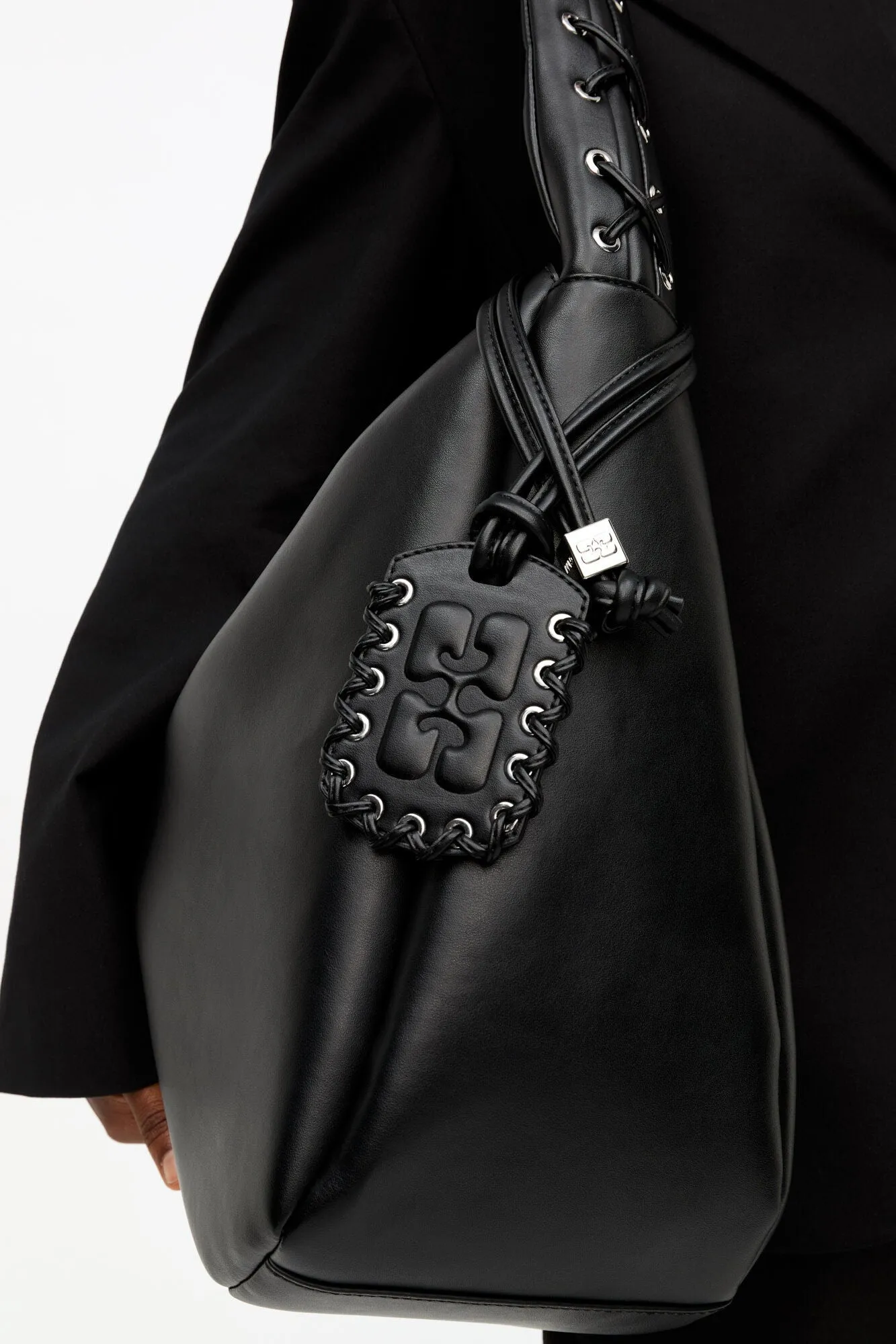 GANNI Bou Bag Hobo XXL - Black