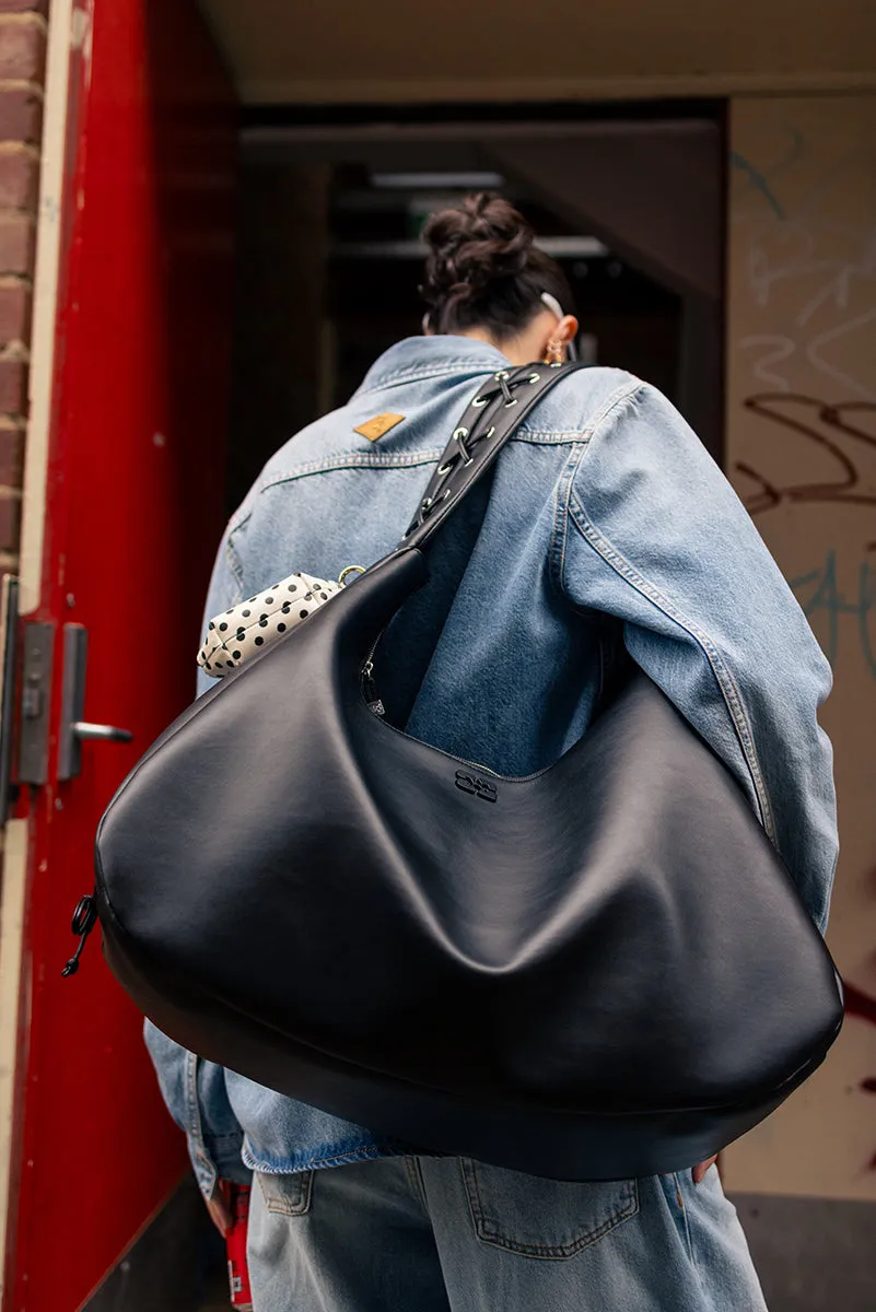 GANNI Bou Bag Hobo XXL - Black