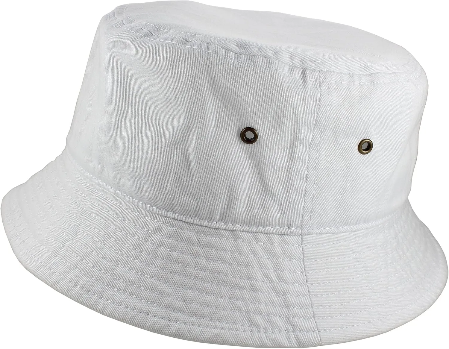 Gelante Solid Color 100% Cotton Bucket Hat for Women and Men Packable Travel Summer Beach Hat