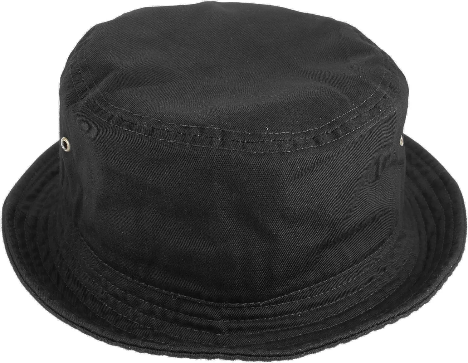 Gelante Solid Color 100% Cotton Bucket Hat for Women and Men Packable Travel Summer Beach Hat