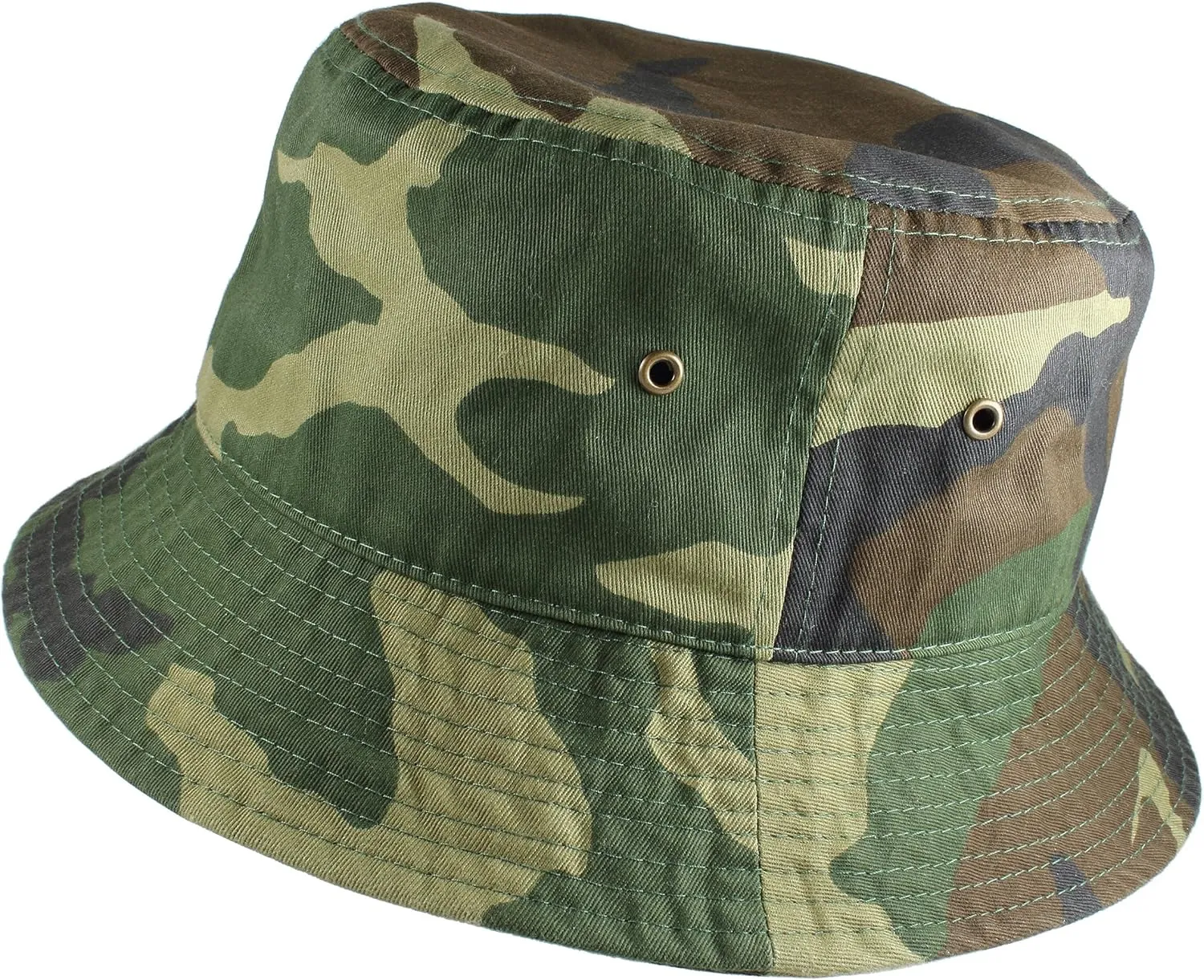 Gelante Solid Color 100% Cotton Bucket Hat for Women and Men Packable Travel Summer Beach Hat