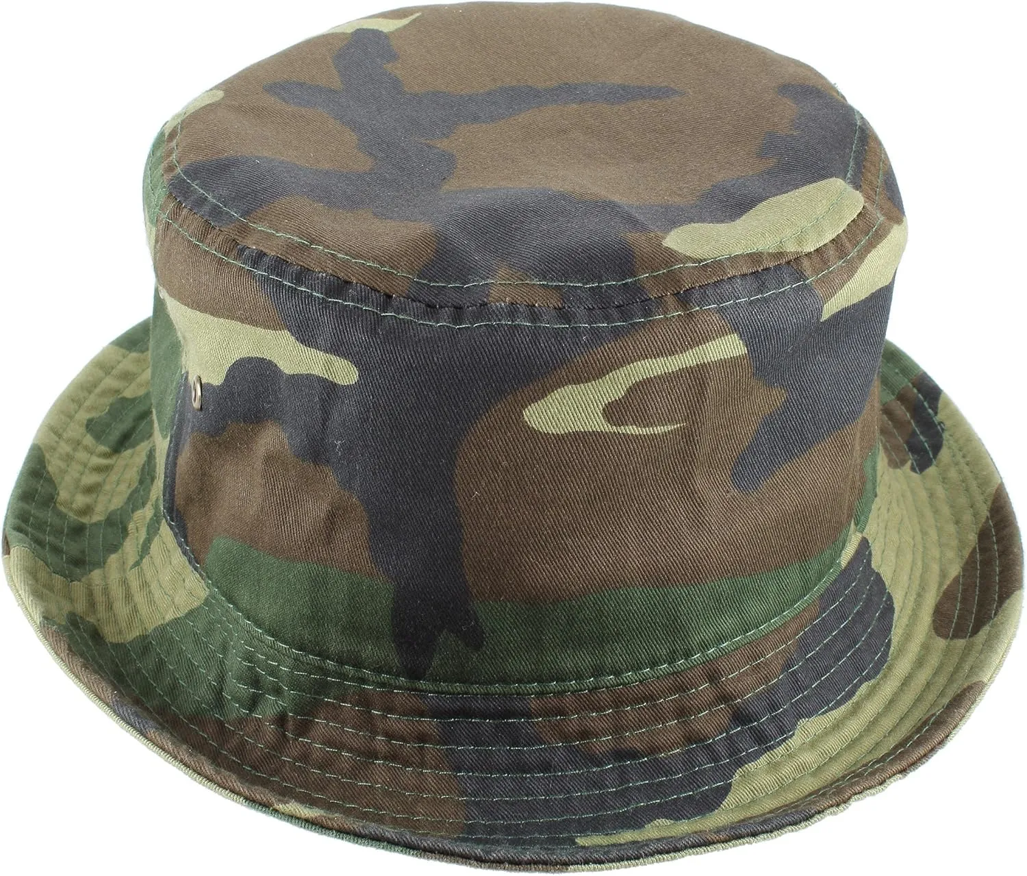 Gelante Solid Color 100% Cotton Bucket Hat for Women and Men Packable Travel Summer Beach Hat