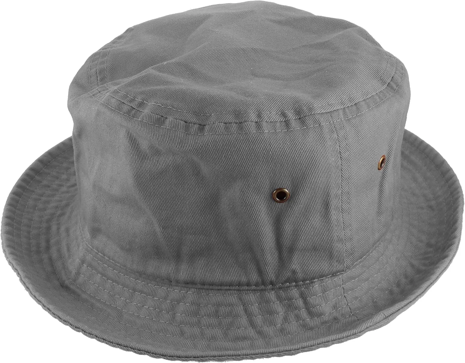 Gelante Solid Color 100% Cotton Bucket Hat for Women and Men Packable Travel Summer Beach Hat