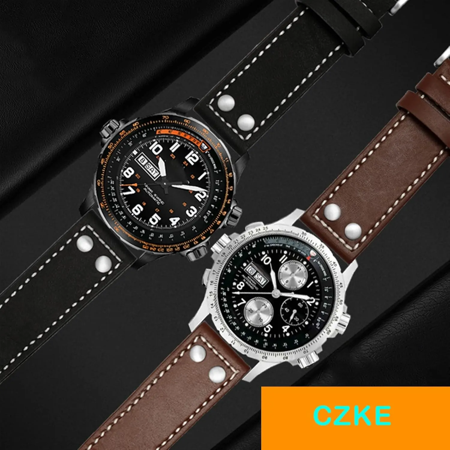 Genuine Leather Watchband For HAMILTON H760250 H77616533 Wristband Brand Watch Straps 20mm 22mm With Button Clasp