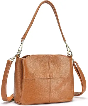 Genuine Leather Women Shoulder Bag Small Crossbody Bags Purse Mini Casual Hobo Lady Handbags and Purses Messenger Satchel