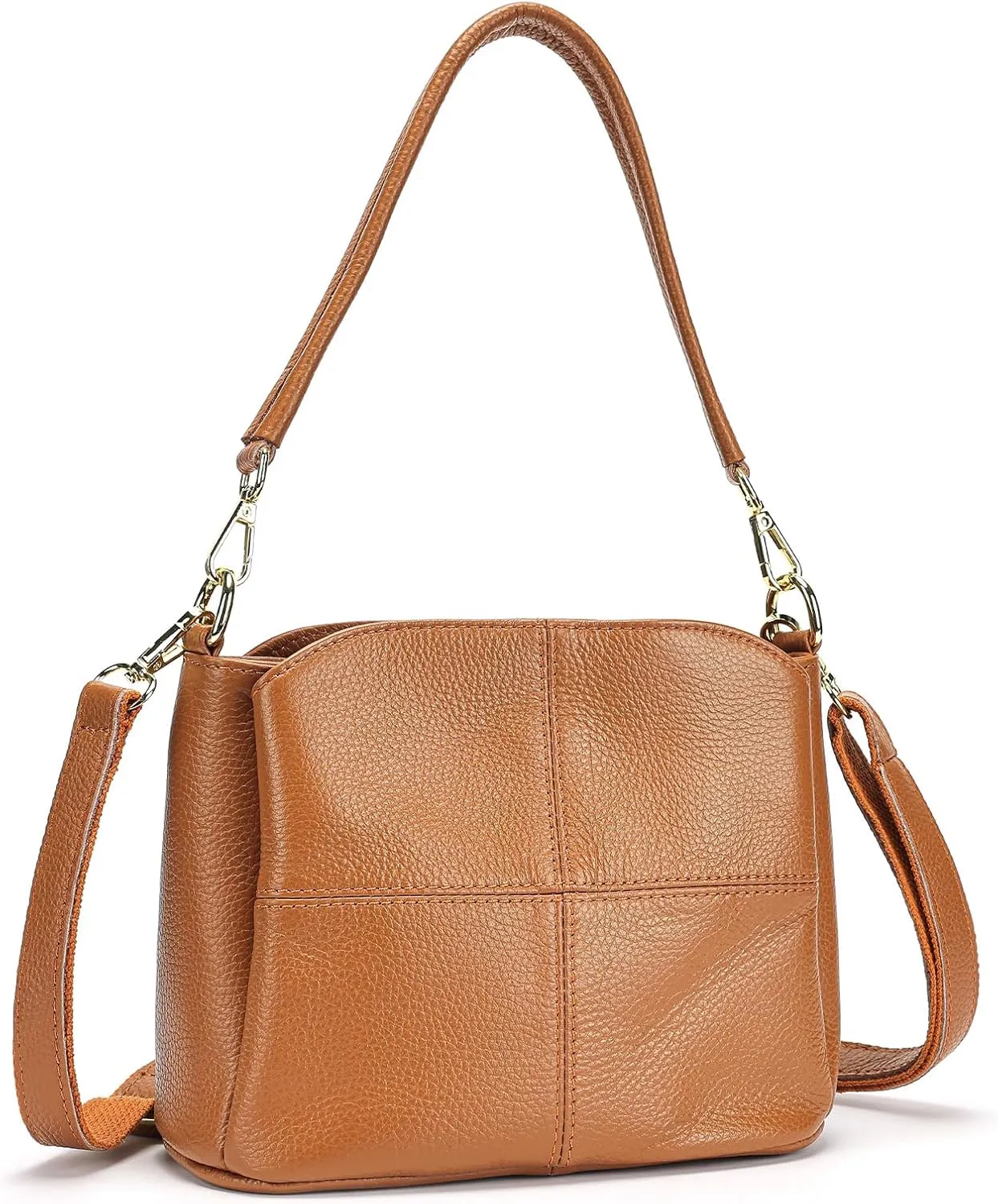 Genuine Leather Women Shoulder Bag Small Crossbody Bags Purse Mini Casual Hobo Lady Handbags and Purses Messenger Satchel
