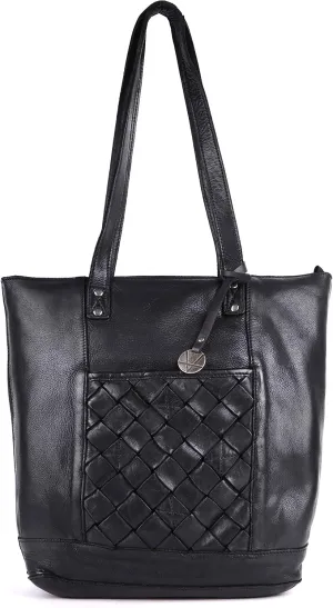 Genuine Leather Women's Tote Handbags, Satchel Purse Ladies Shoulder Bags with Top Handle