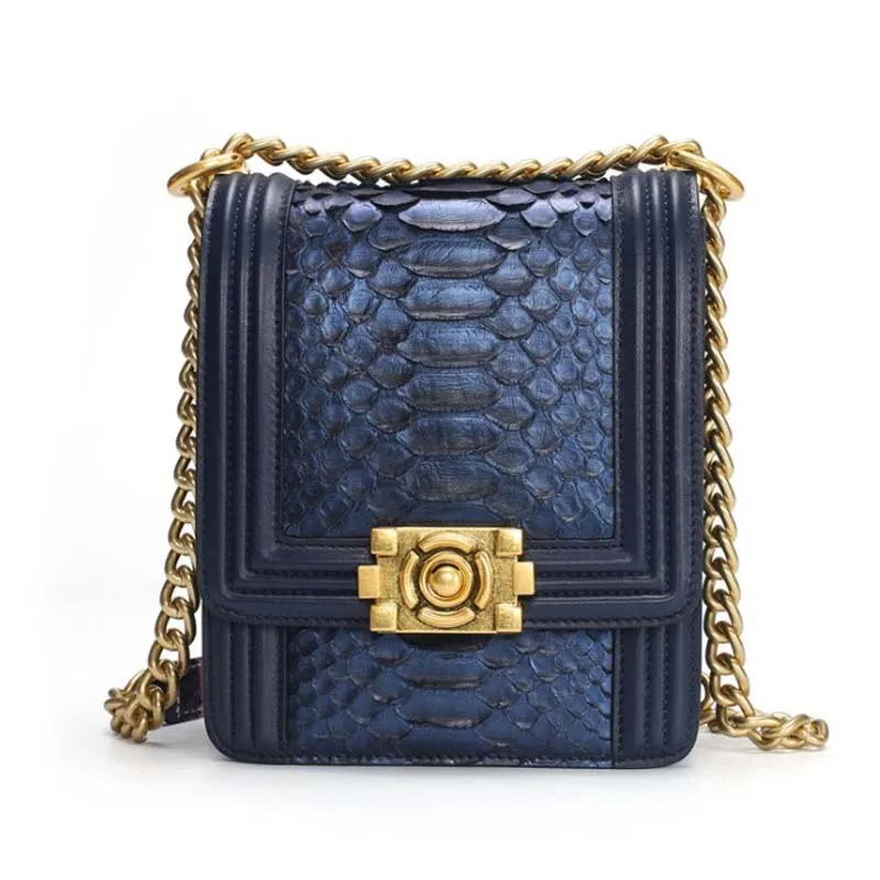 GENUINE PYTHON HANDBAG "DON'T CRY"