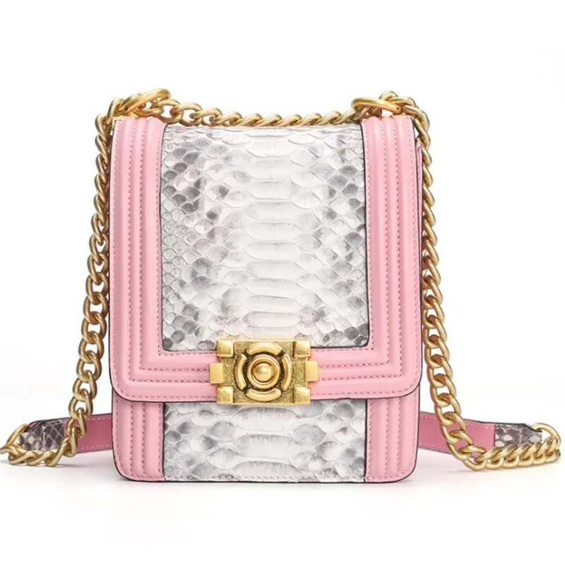 GENUINE PYTHON HANDBAG "DON'T CRY"