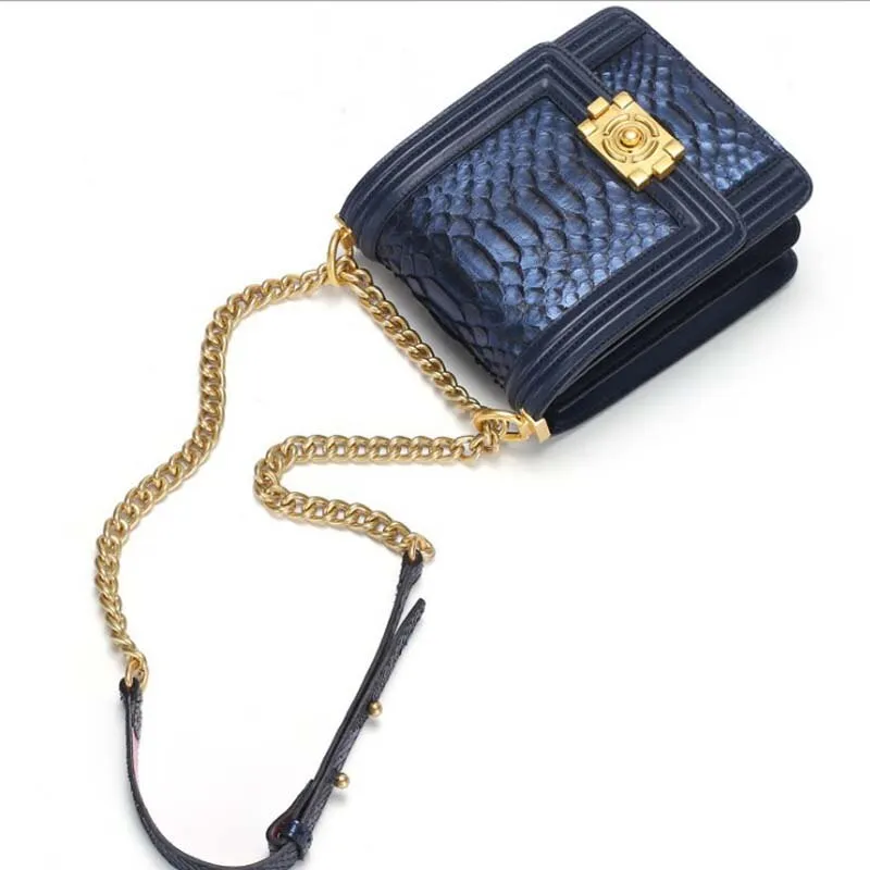GENUINE PYTHON HANDBAG "DON'T CRY"