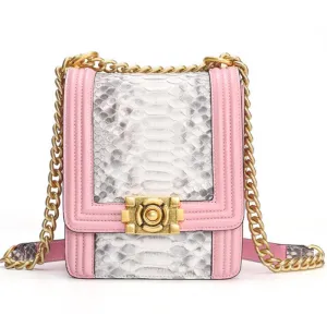 GENUINE PYTHON HANDBAG "DON'T CRY"