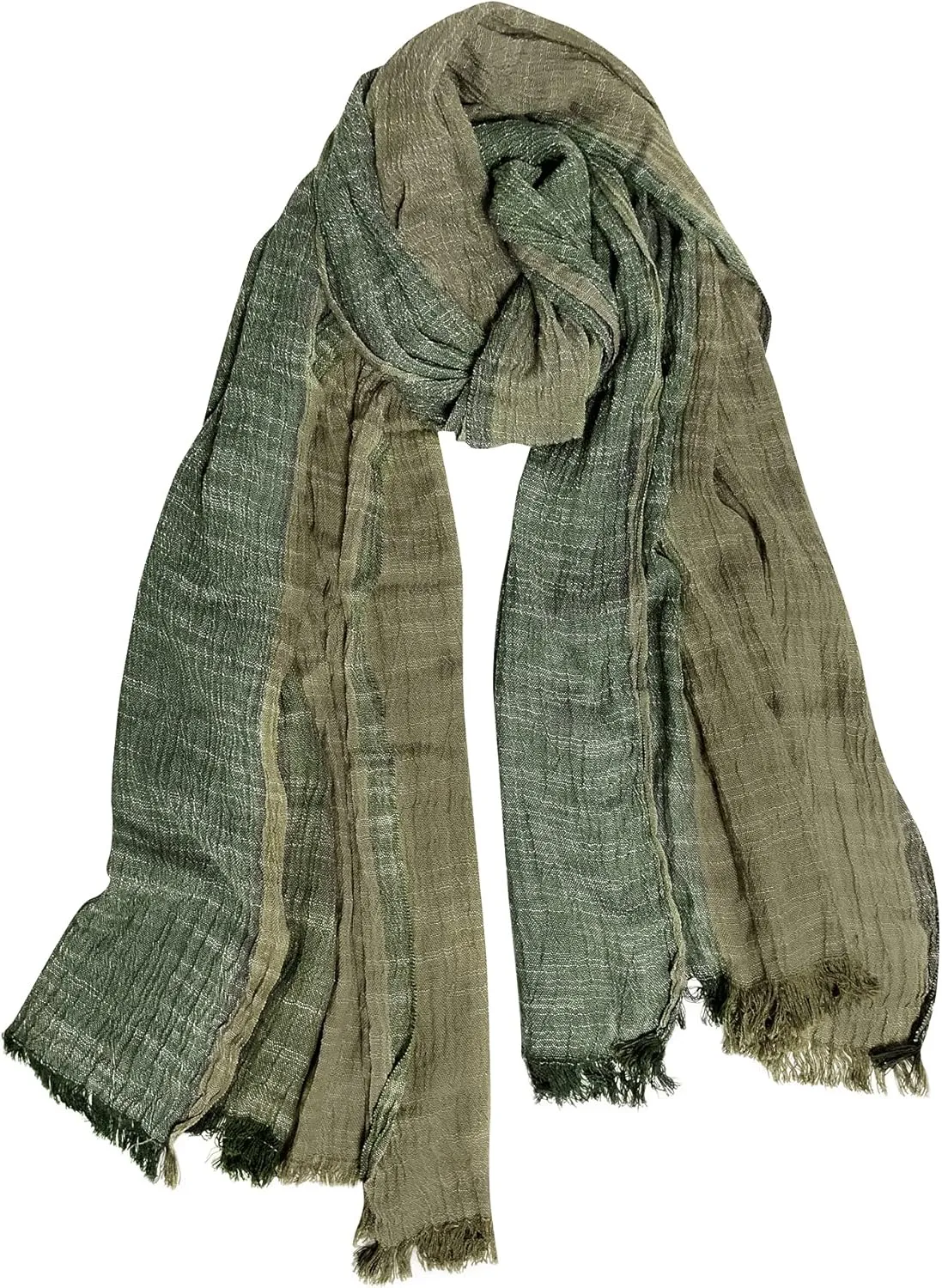 GERINLY Color Block Spring Scarf for Men Long Neck Wraps Shawl Urbanstyle Scarf Gift for Men