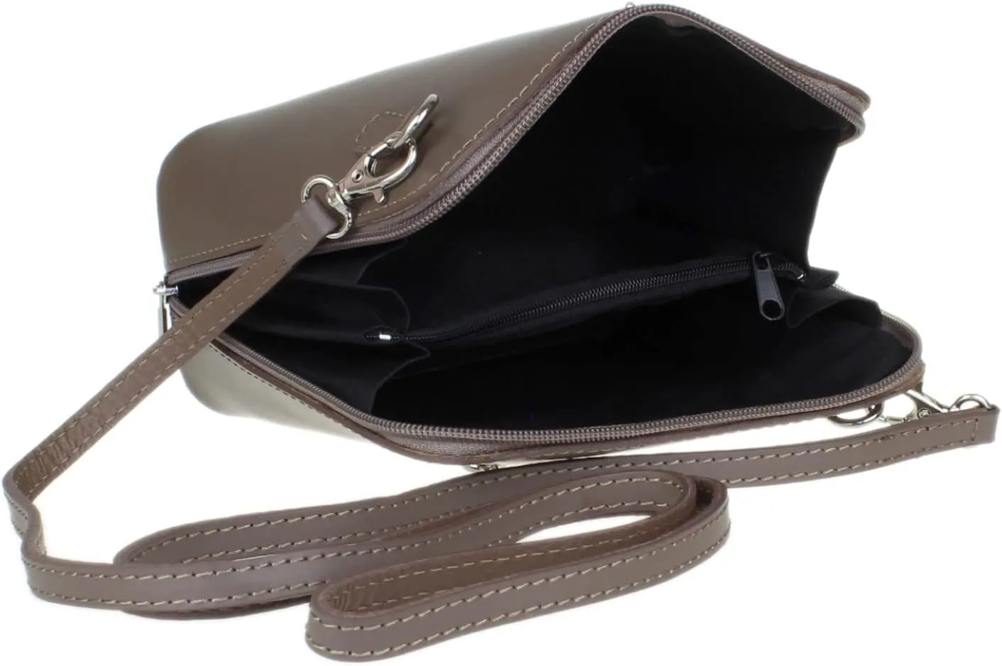 Girly HandBags Leather Snake Skin Rigid Cross Body Shoulder Bag