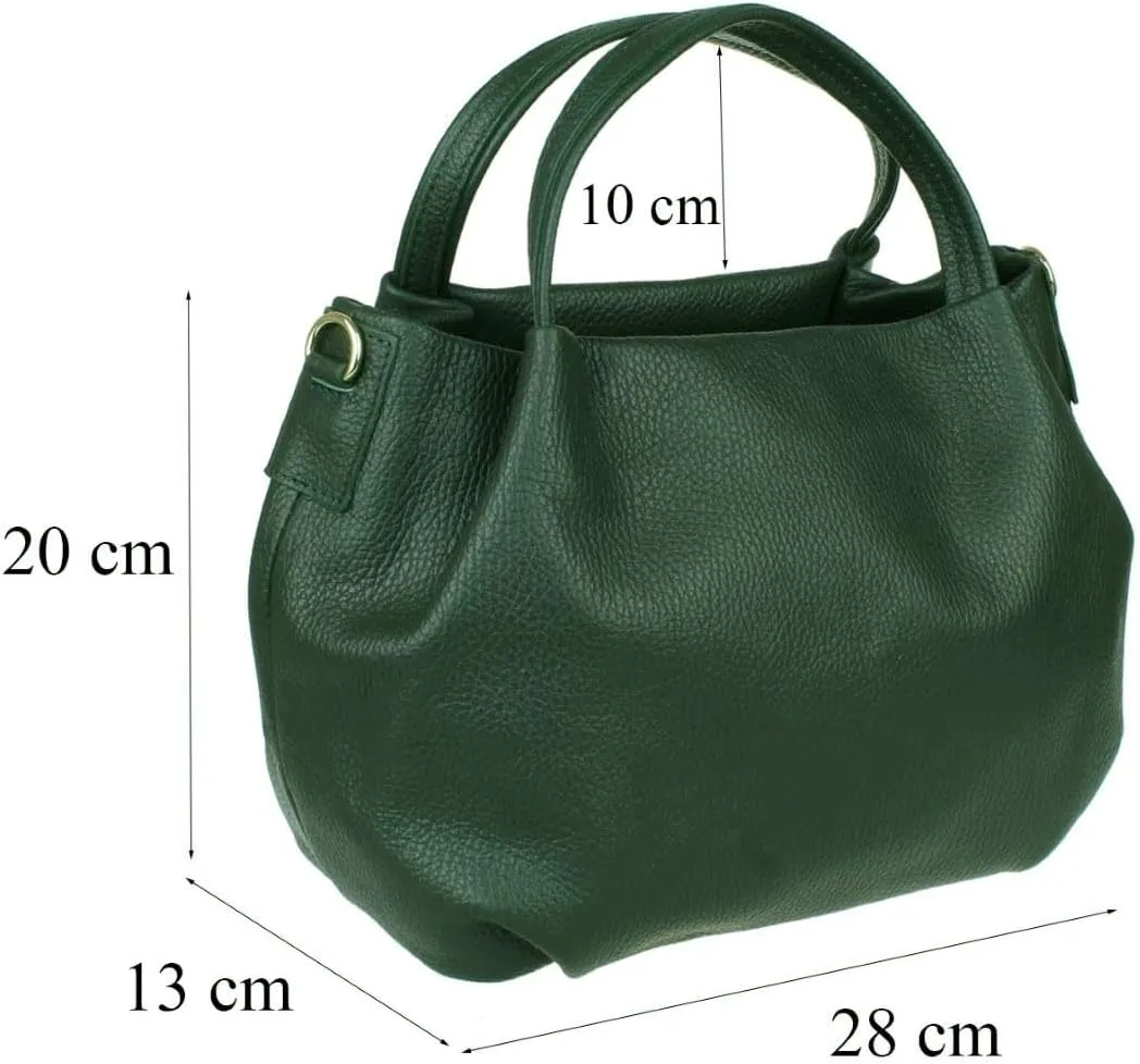 Girly HandBags Womens Bucket Genuine Leather Handbag