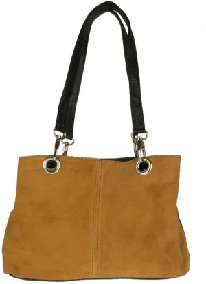 Girly HandBags Womens Italian Suede Leather Shoulder Bag