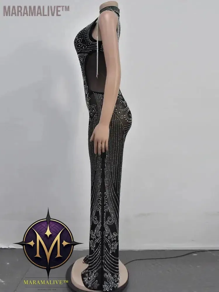 Glamorous Mesh Fringe Rompers - Stunning Bohemian Style