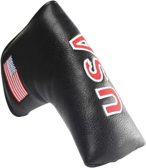 Golf Blade Putter Cover Golf Putter Headcover Synthetic Leather Closure for Scotty Cameron Odyssey Blade Taylormade Ping