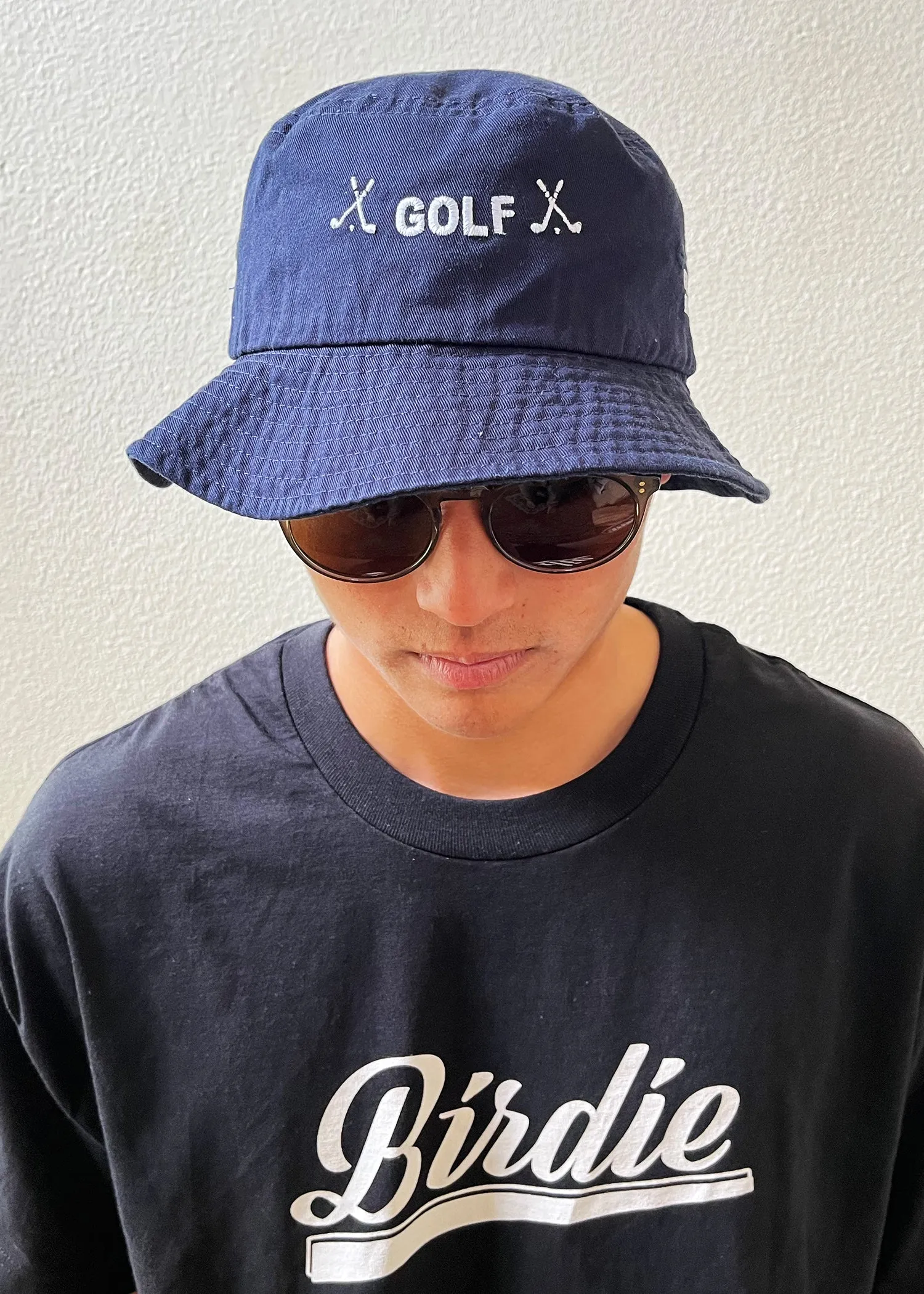 Golf Bucket Hat Navy [HWCM005]