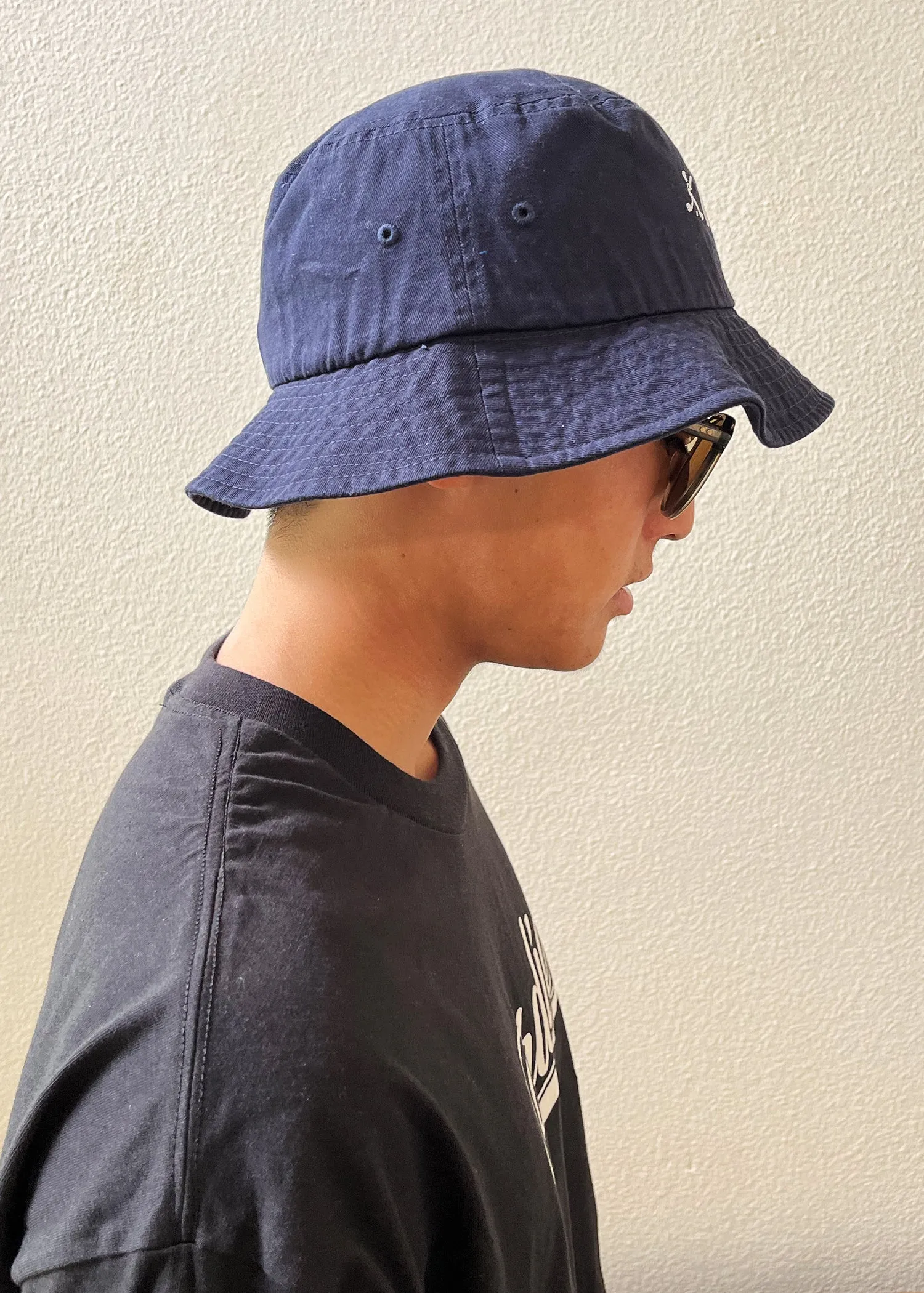 Golf Bucket Hat Navy [HWCM005]