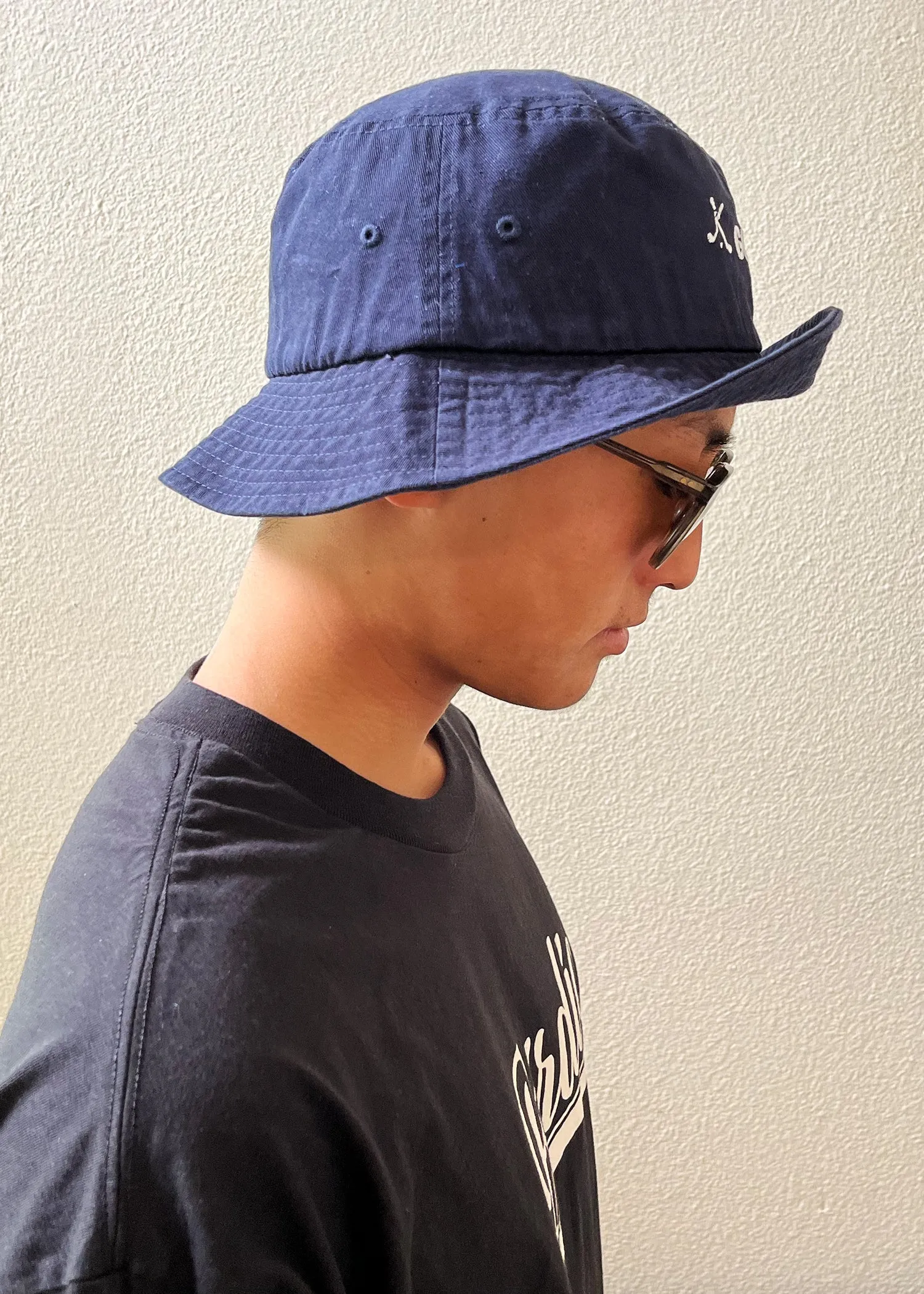 Golf Bucket Hat Navy [HWCM005]