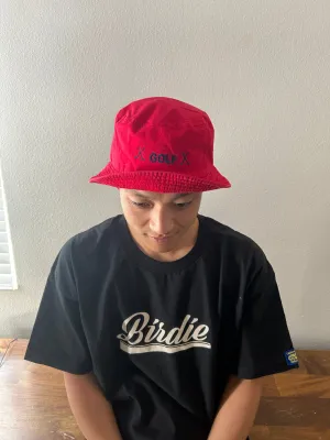 Golf Bucket Hat Red [HWCM005]