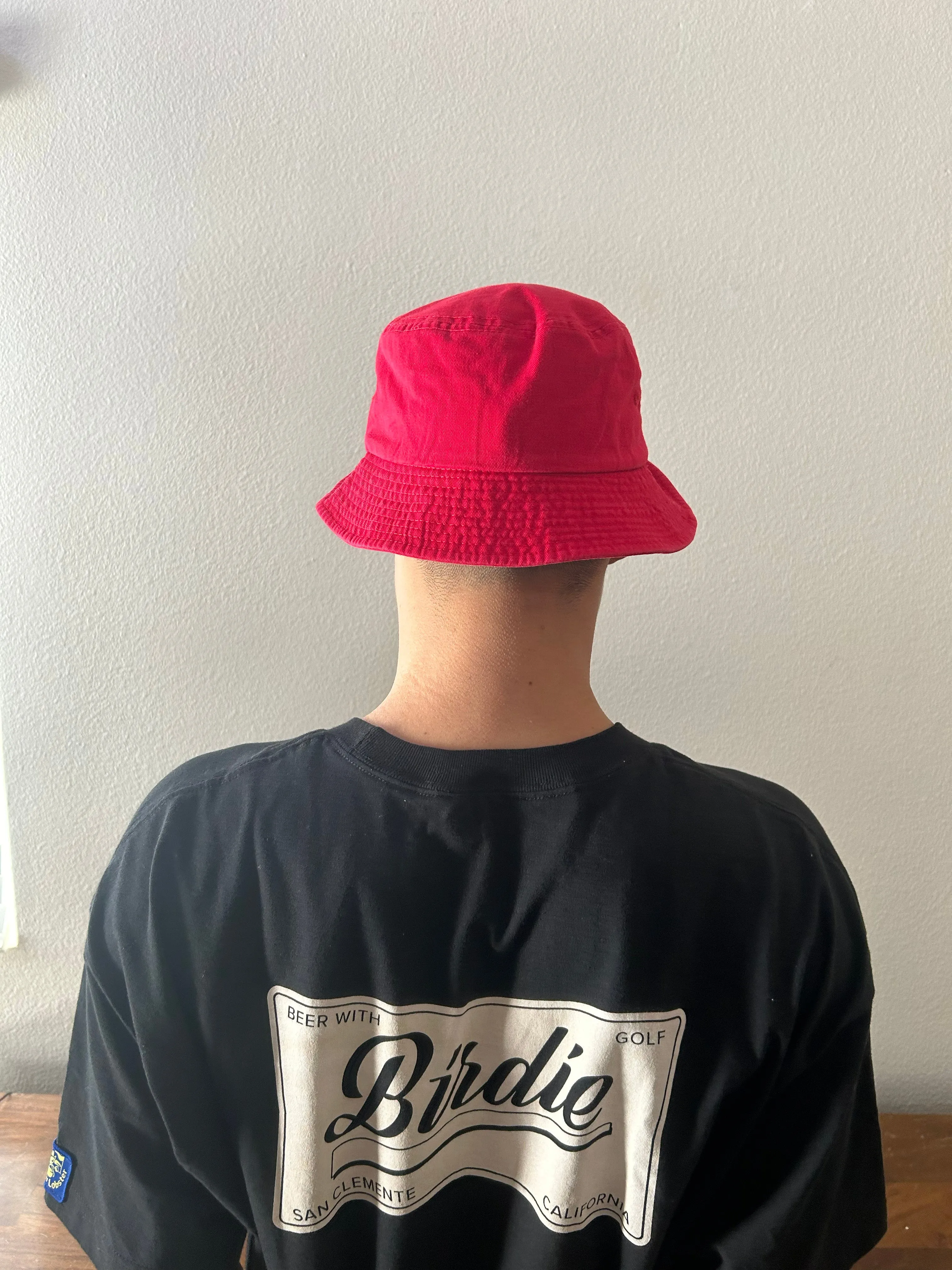 Golf Bucket Hat Red [HWCM005]