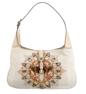 Gucci Embroidered Jackie Hobo