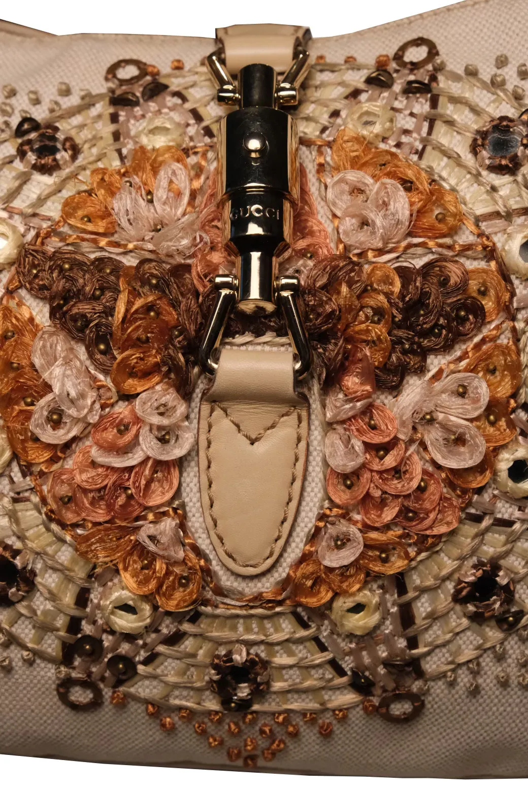 Gucci Embroidered Jackie Hobo