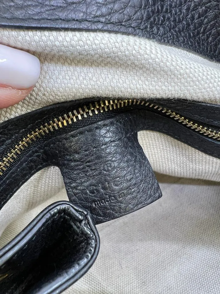 GUCCI SOHO LEATHER CHAIN SHOULDER BAG