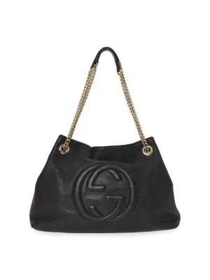 GUCCI SOHO LEATHER CHAIN SHOULDER BAG