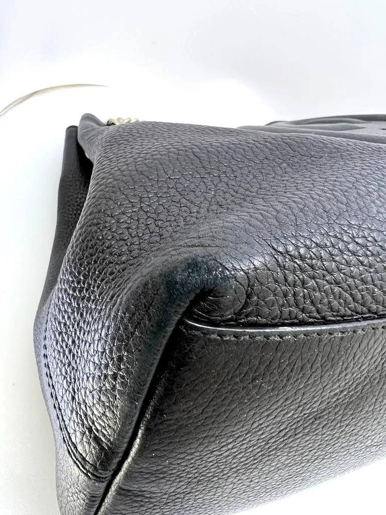 GUCCI SOHO LEATHER CHAIN SHOULDER BAG