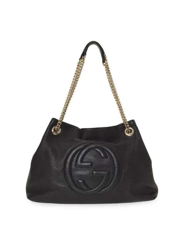 GUCCI SOHO LEATHER CHAIN SHOULDER BAG