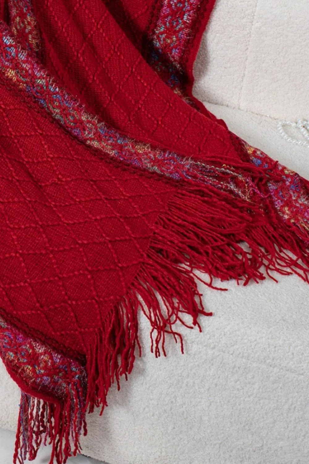 GYPSY - Trendy Fringe Hooded Poncho