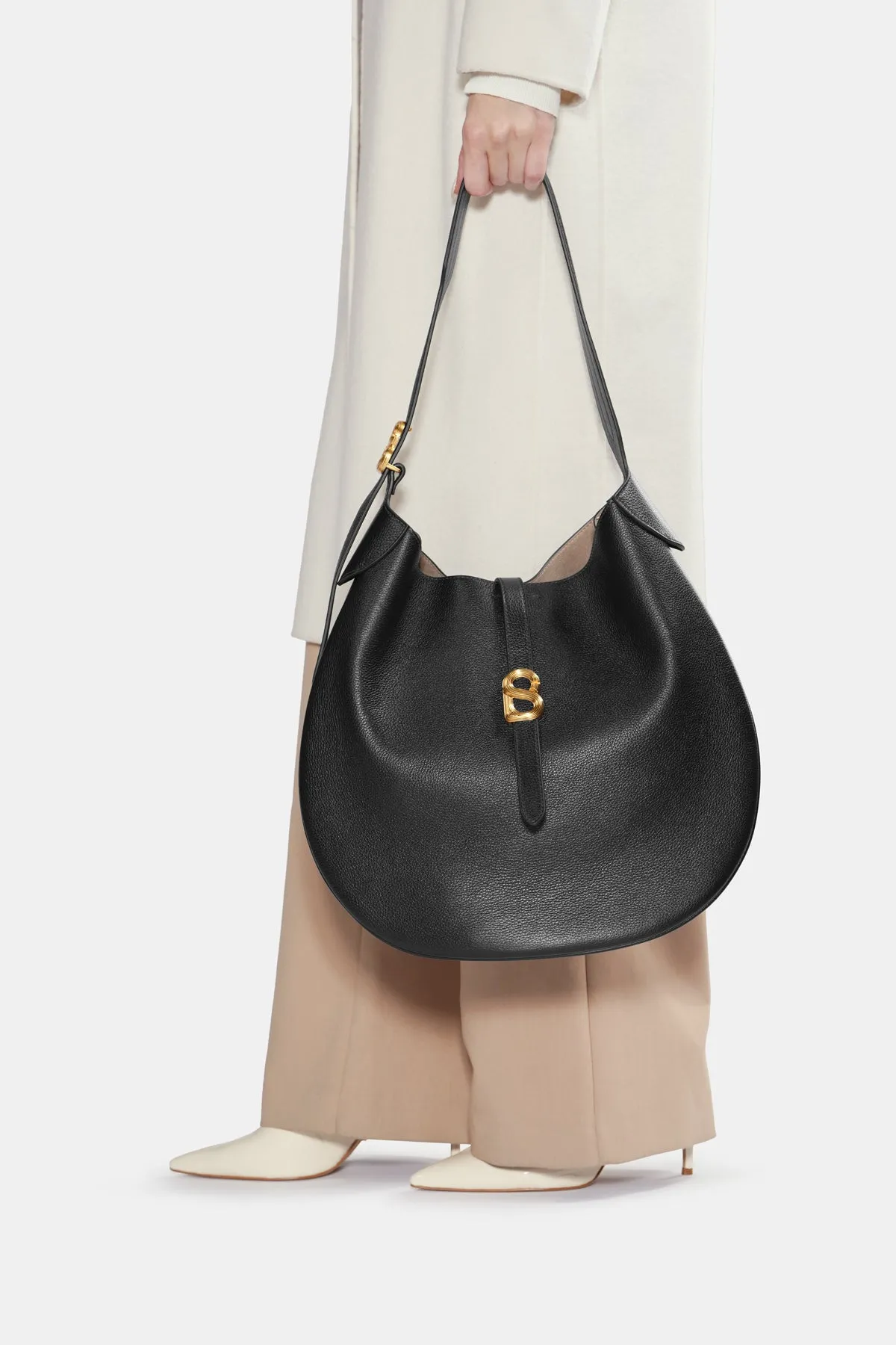Halo Hobo Bag - Black