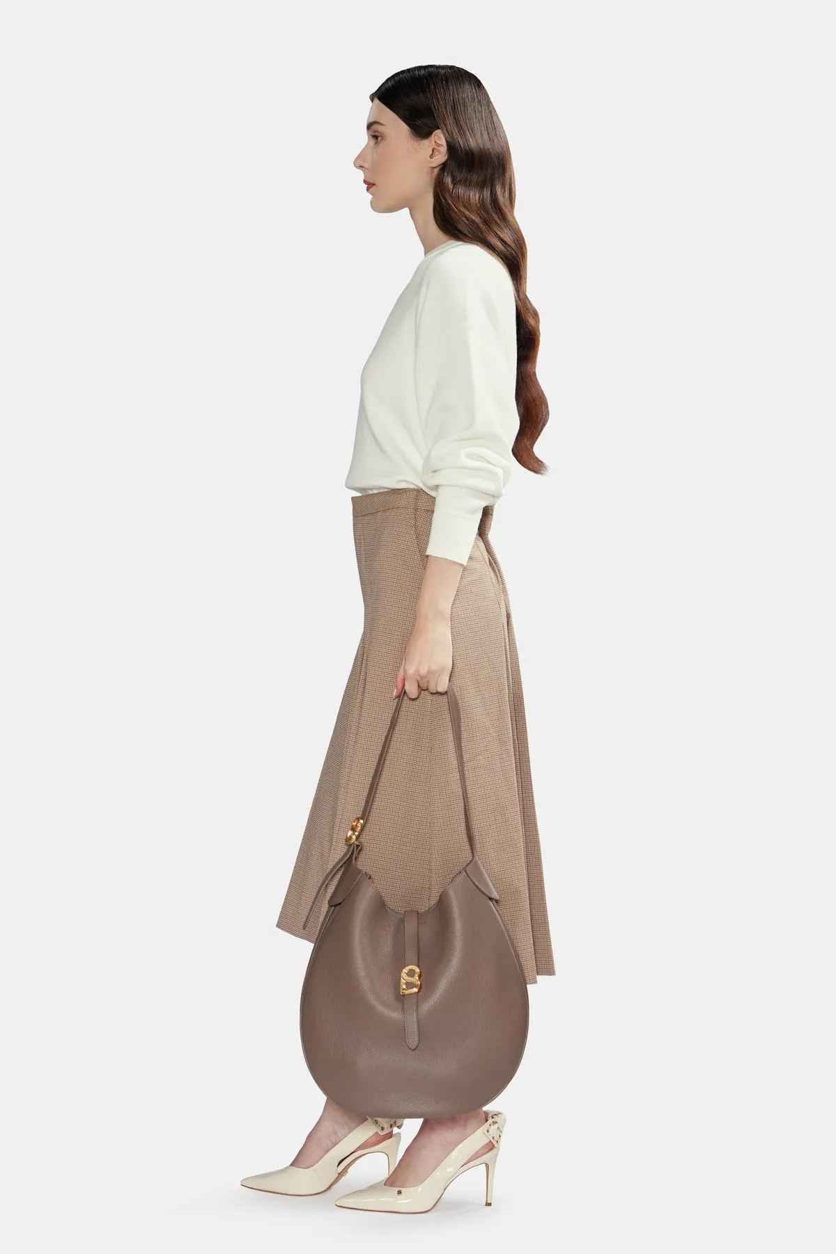 Halo Hobo Bag - Fossil
