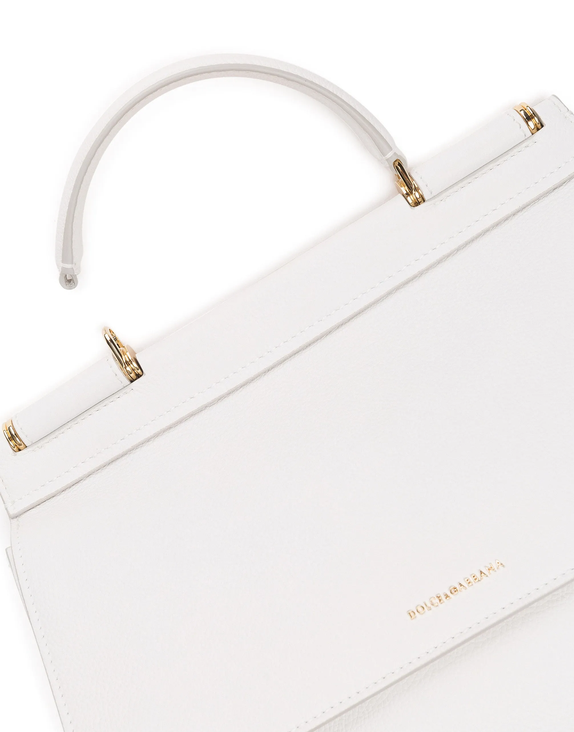 Handbag in drummed calf leather