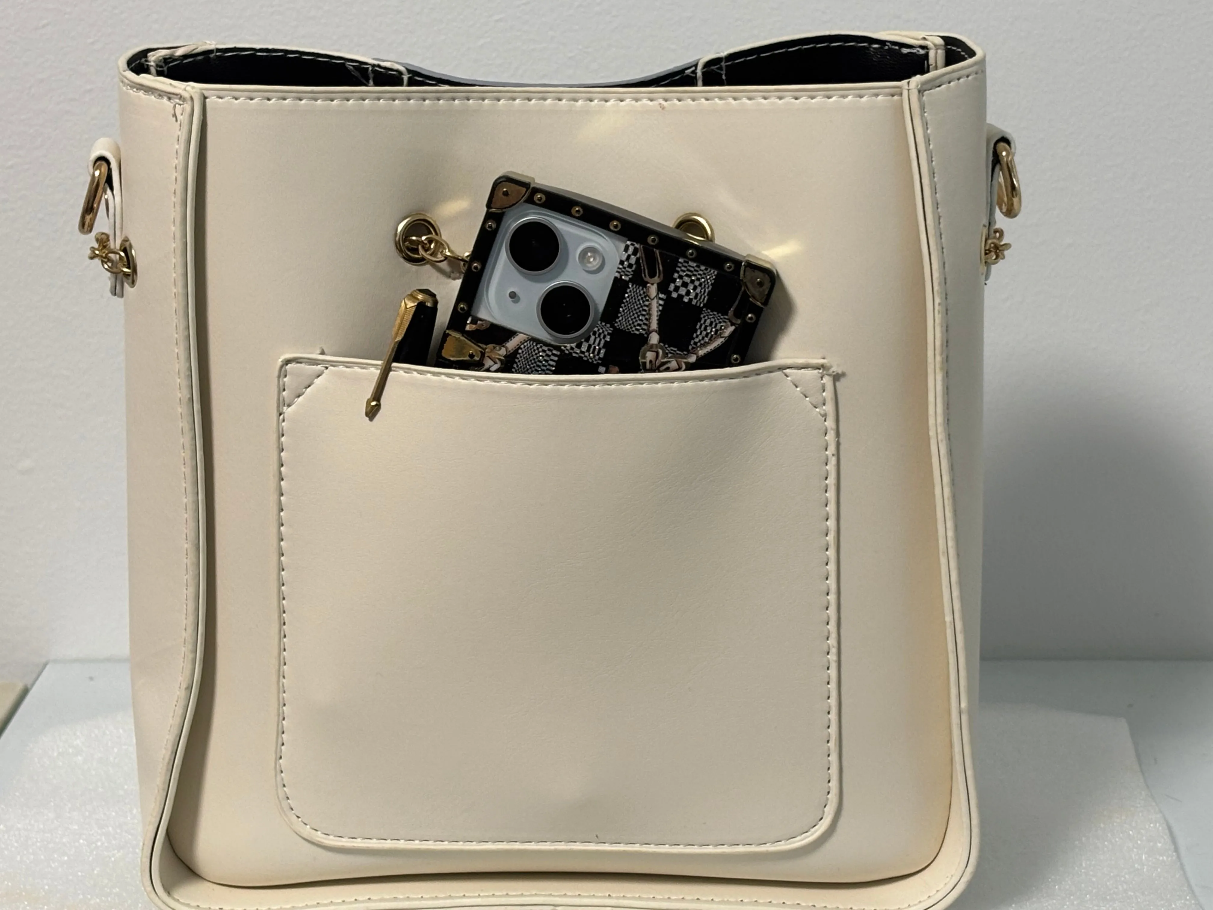 Handbag with Shoulder Strap | 3 Compartment | Boho | Bohemian | Stylish | Trendy | House Of Jax Studio
