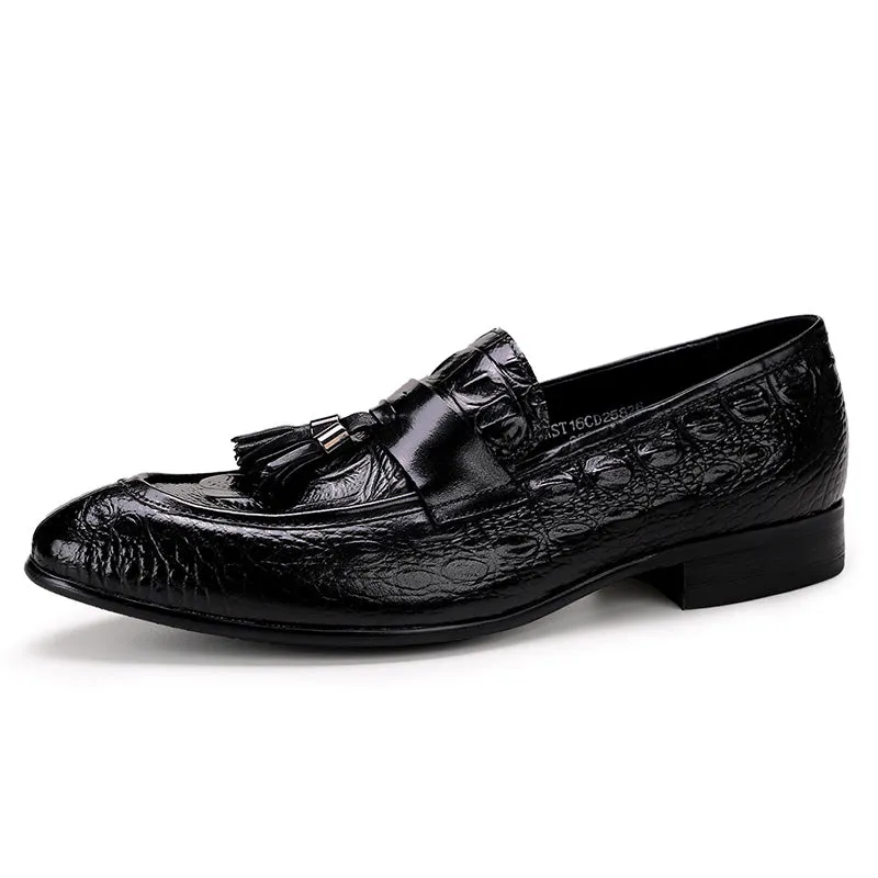 Handcrafted Men's Tassels Loafers