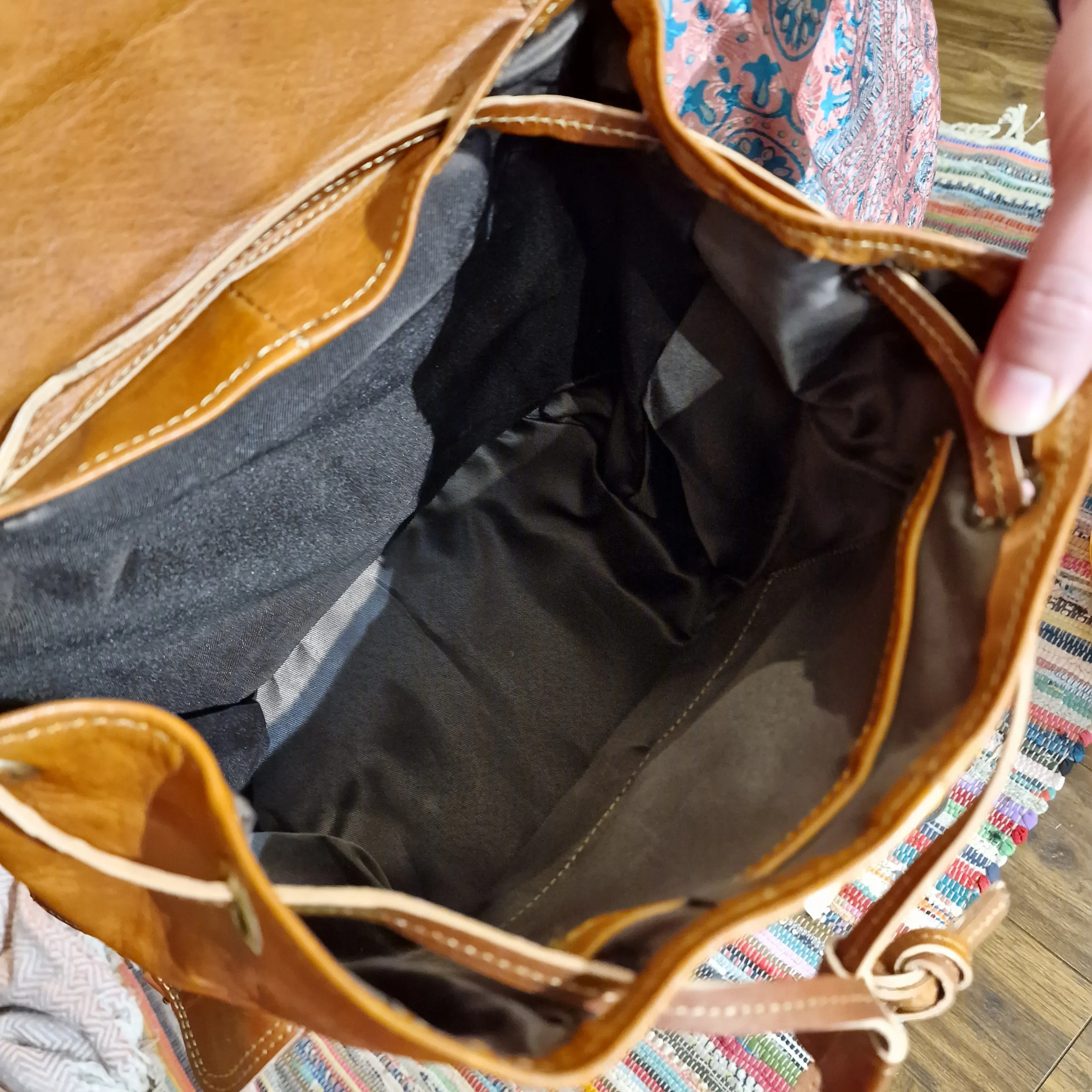 Handmade Leather Backpack - Small